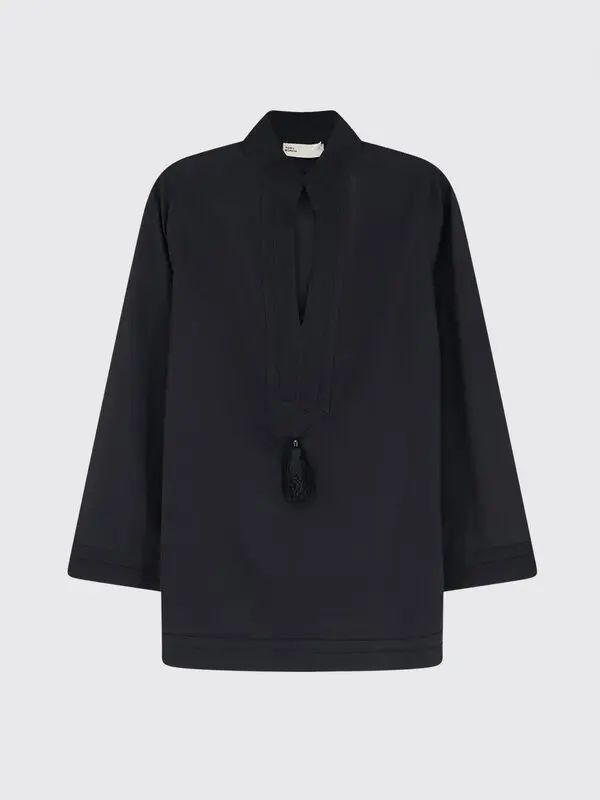 Black Tunic with Tassel Detail Black Tunic with Tassel Detail — Tory Burch Outfits