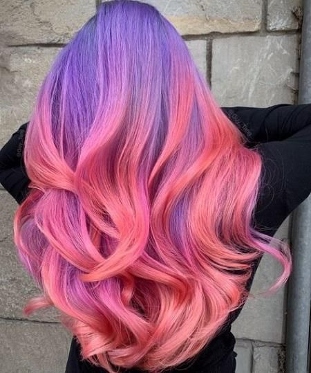 Mid-Back Gradient Waves Mid-Back Gradient Waves — Galaxy Hair