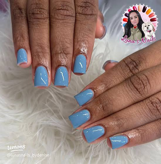 Hand Painted Floral Clear Base Overlay Nails Hand Painted Floral Clear Base Overlay Nails