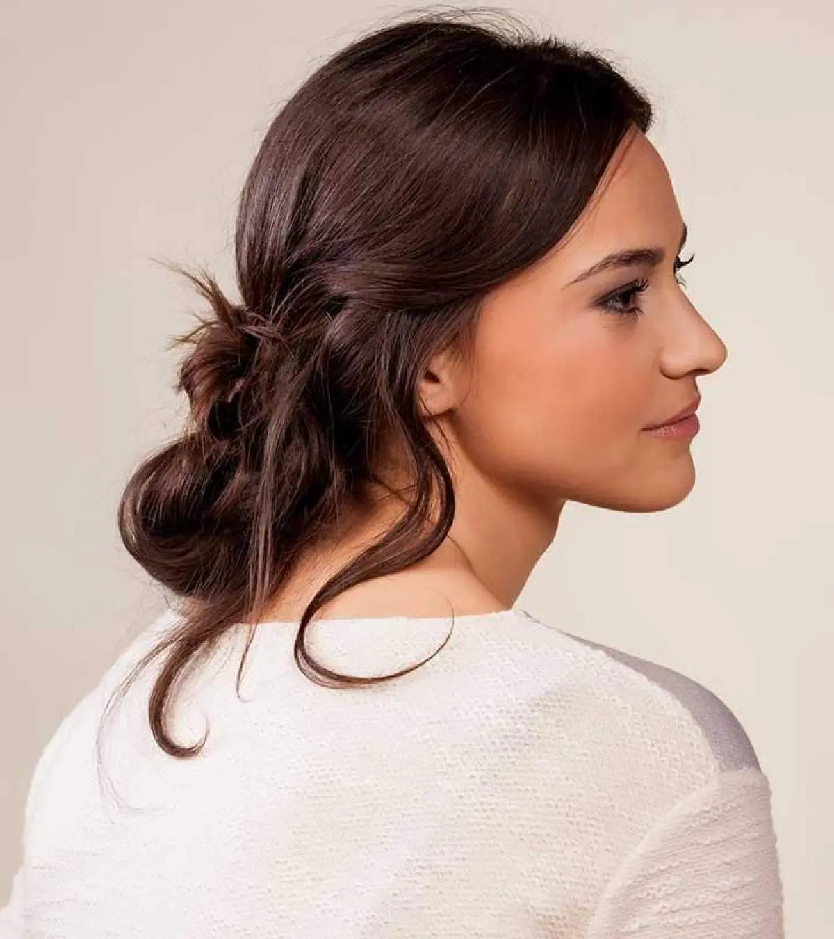 Effortless Messy Bun — Easy Hairstyles for Medium Hair