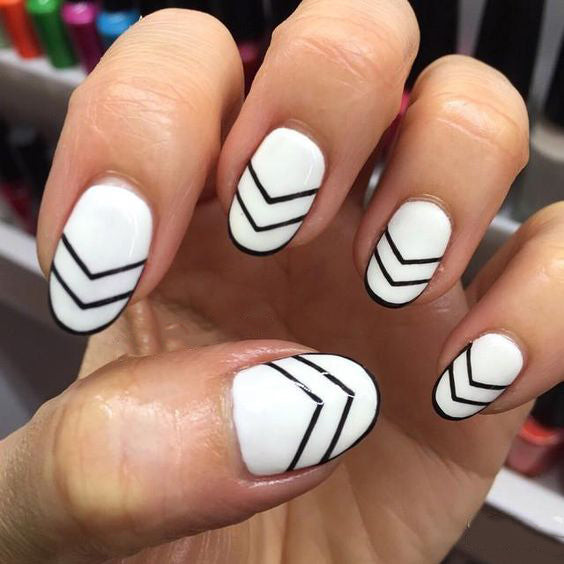 Classic Minimalist Visual Idea Classic Minimalist Visual Idea — Geometric Nails