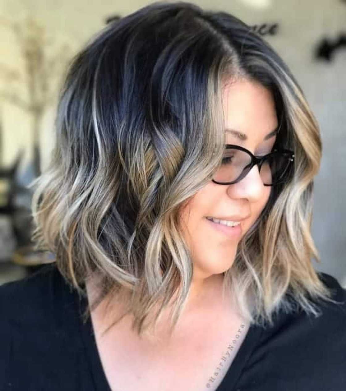 Chin Visual Idea — Hairstyles for Double Chin