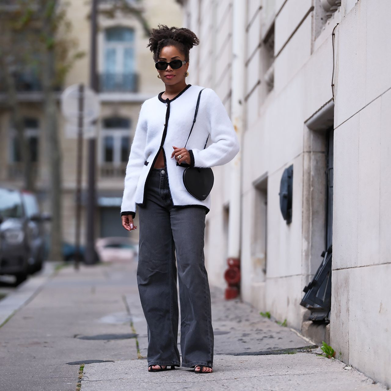 Casual Grey Jeans with a Trimmed Cardigan Casual Grey Jeans with a Trimmed Cardigan — Stealth Wealth Outfits