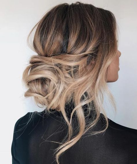 Dark Brown Updo With Textured Waves — Halo Extensions Hairstyles