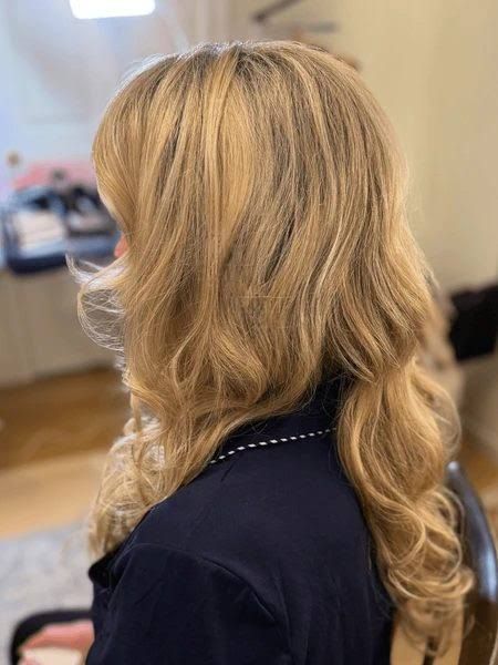 Collarbone Hair With Bronde Balayage Collarbone Hair With Bronde Balayage — Balayage Over 40