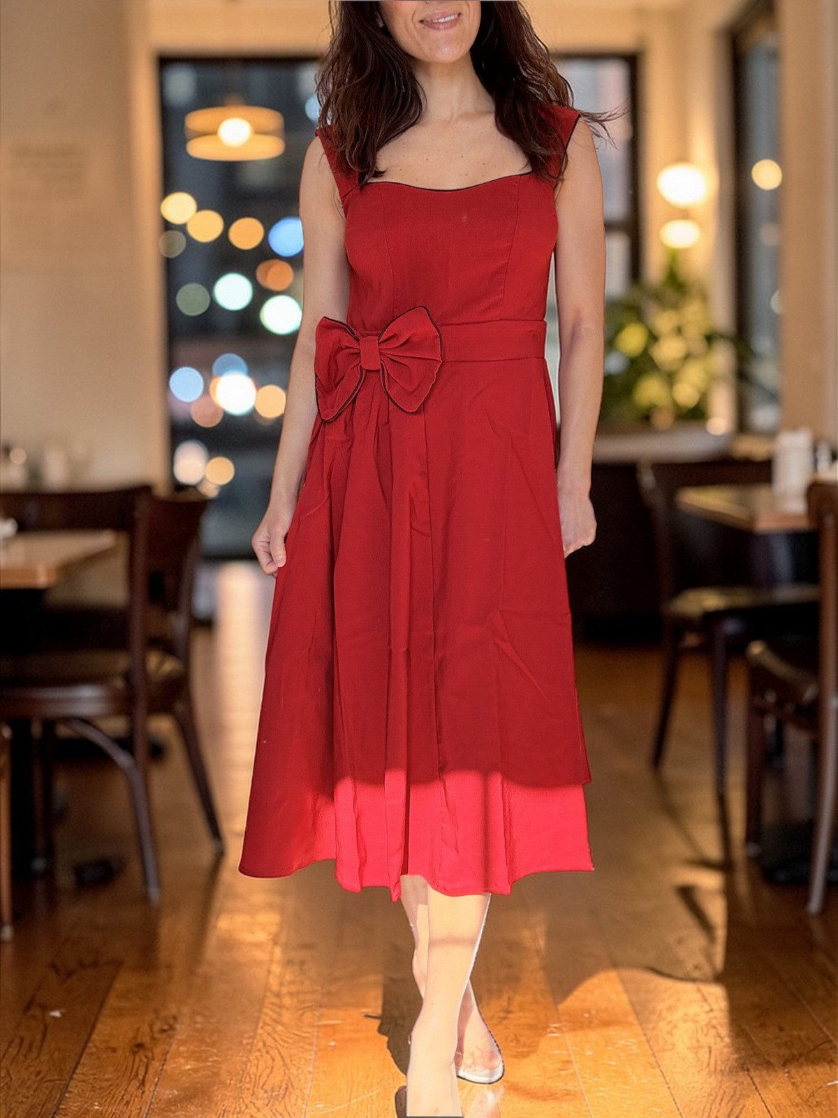 Nude T-Strap Heels Outfit Idea — Rockabilly Outfits