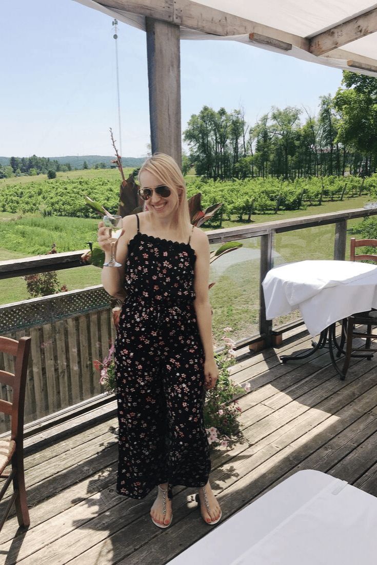 Floral Jumpsuit for Chic Glamping on a Deck — Glamping Outfits