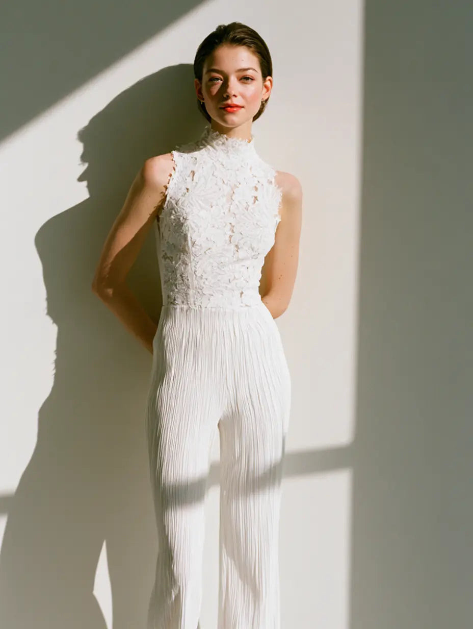 White Heels Outfit Idea — All White Party Outfits
