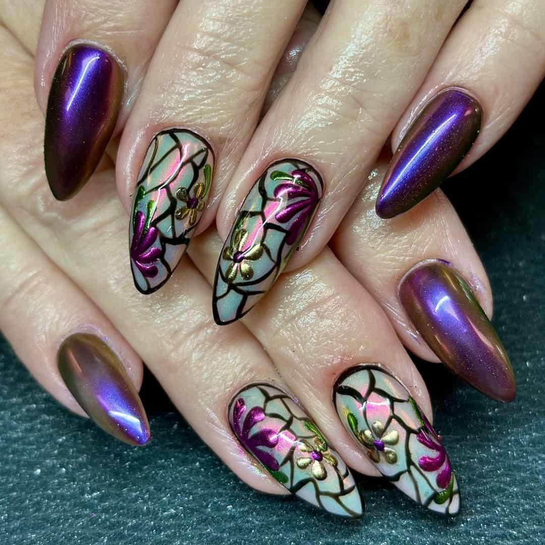 Chrome Glossy Visual Idea Chrome Glossy Visual Idea — Glass Nails