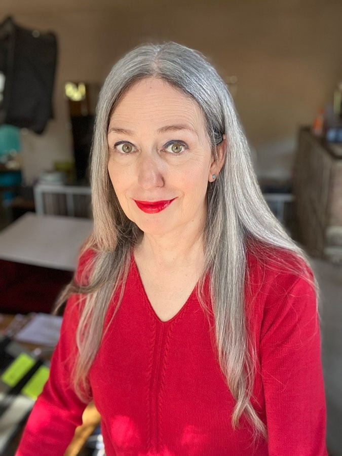 Long Visual Idea — Silver Hair