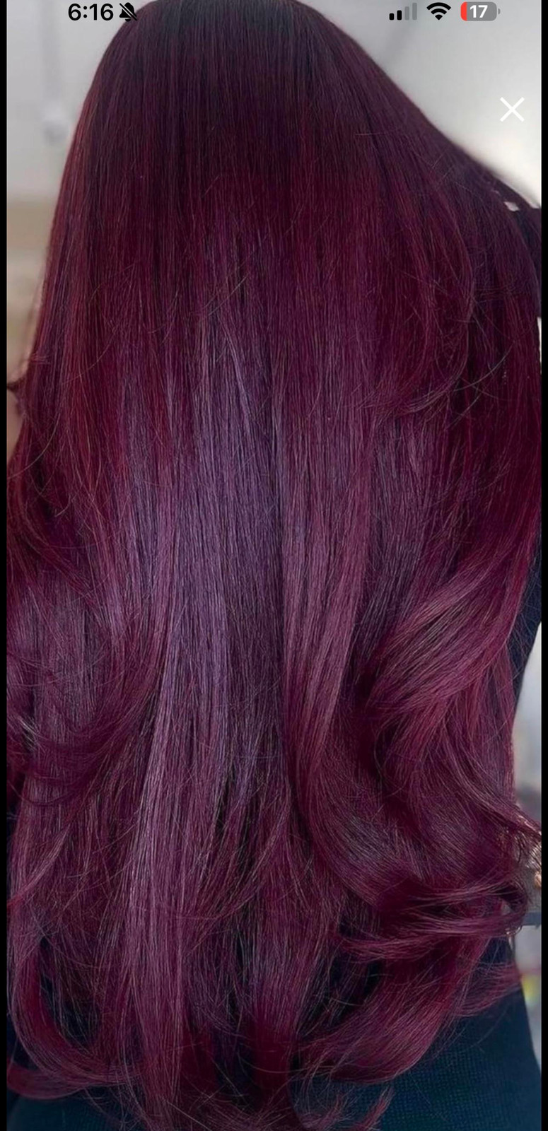 Deep Maroon with Violet Undertones Deep Maroon with Violet Undertones — Maroon Hair