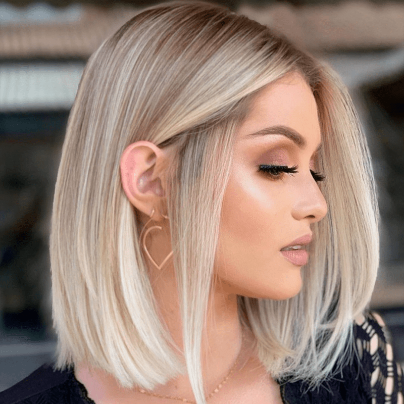 Chin Length Blunt Bob — Volumizing Haircuts for Thin Hair