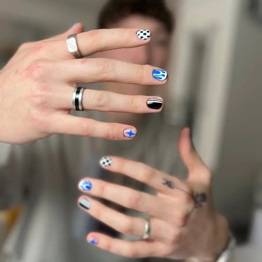 Sporty Casual Visual Idea Sporty Casual Visual Idea — Mens Nails