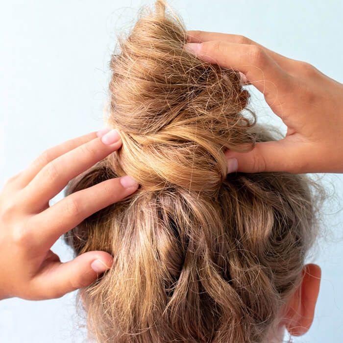 Crown Messy Bun For Thick Blonde Hair Crown Messy Bun For Thick Blonde Hair — Second Day Hairstyles