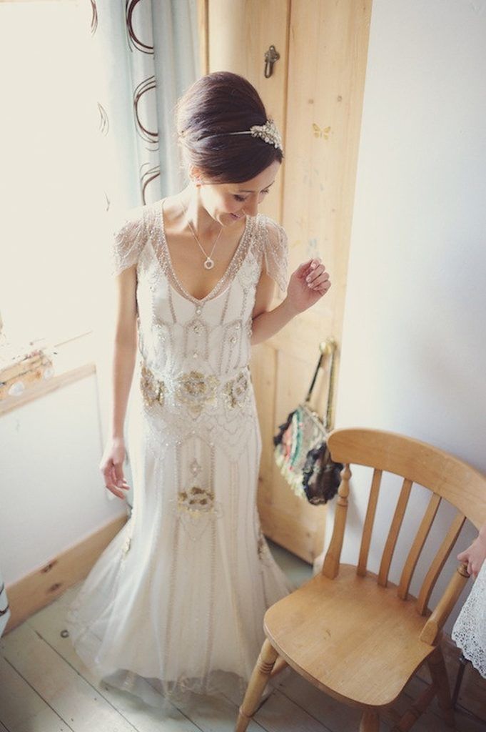 No Bangs Visual Idea — Vintage Wedding Hairstyles