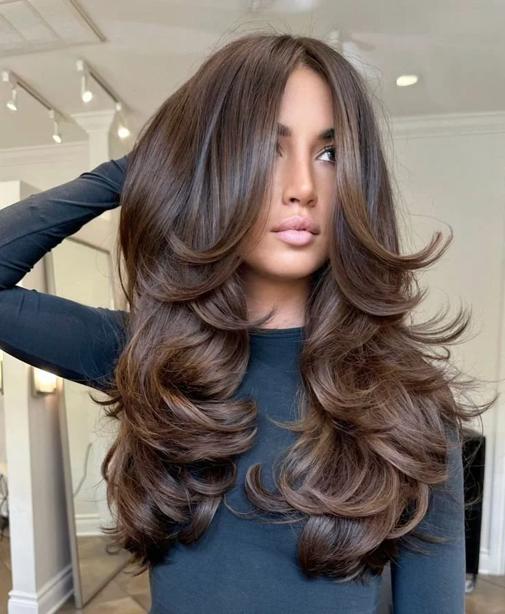 Curtain Bangs Visual Idea Curtain Bangs Visual Idea — Butterfly Haircut