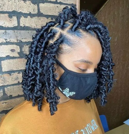 Black Visual Idea Black Visual Idea — Butterfly Locs Bob