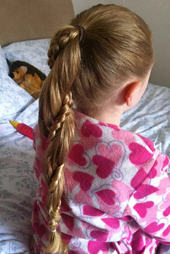 Braided Ponytail With Twists Braided Ponytail With Twists — Baby Girl Hairstyles