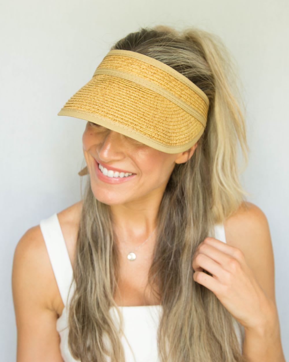 Blonde Visual Idea Blonde Visual Idea — Hat Hairstyles