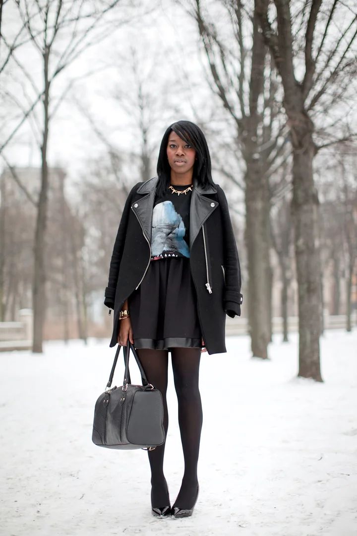 Layered Jackets in Snowy Park Layered Jackets in Snowy Park — Berlin Outfits