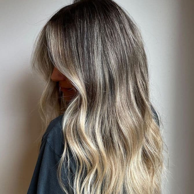 Dark Blonde With Ash Blonde Balayage — Balayage Over 50