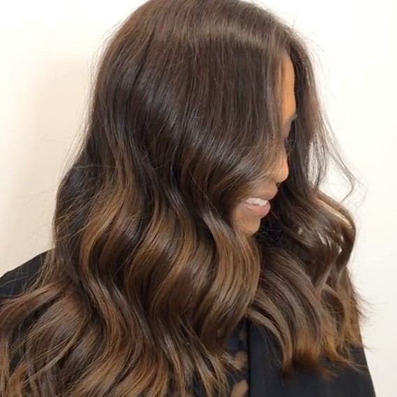 Loose Waves Visual Idea Loose Waves Visual Idea — Chocolate Brown Hair