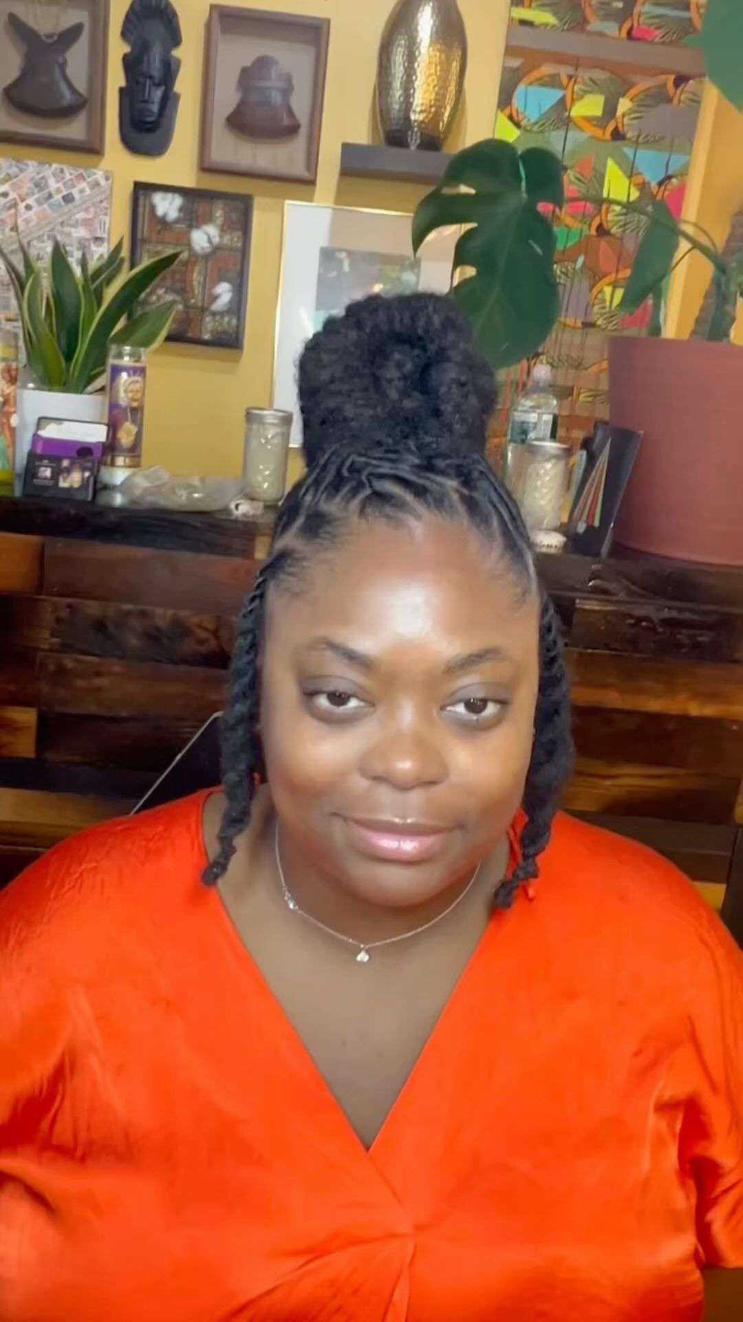 Black With Colorful Wraps Visual Idea Black With Colorful Wraps Visual Idea — Loc Styles for Black Women