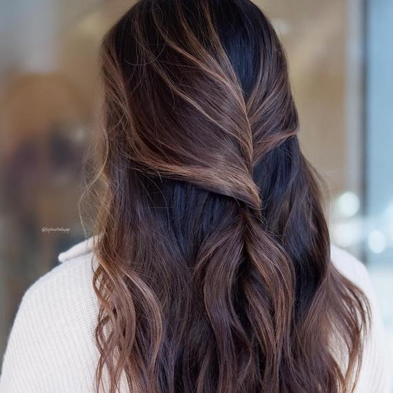 Caramel Highlights Visual Idea — Highlights on Dark Hair