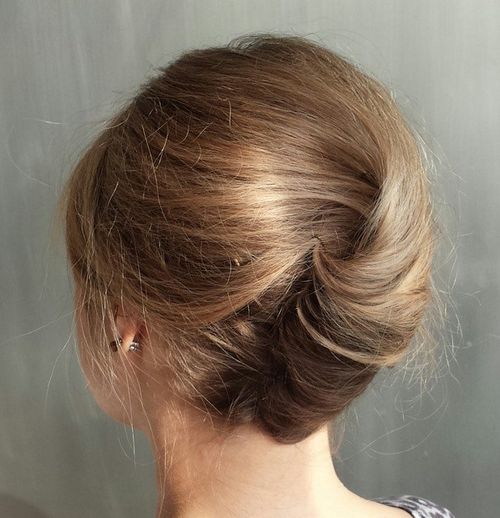Polished Honey Blonde French Twist Polished Honey Blonde French Twist