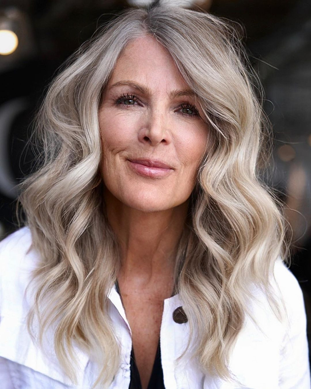 Ash Blonde With Platinum Highlights Ash Blonde With Platinum Highlights — Hair Color for Older Women