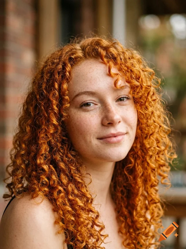 No Bangs Collarbone Vibrant Red Curls — Red Curly Hair