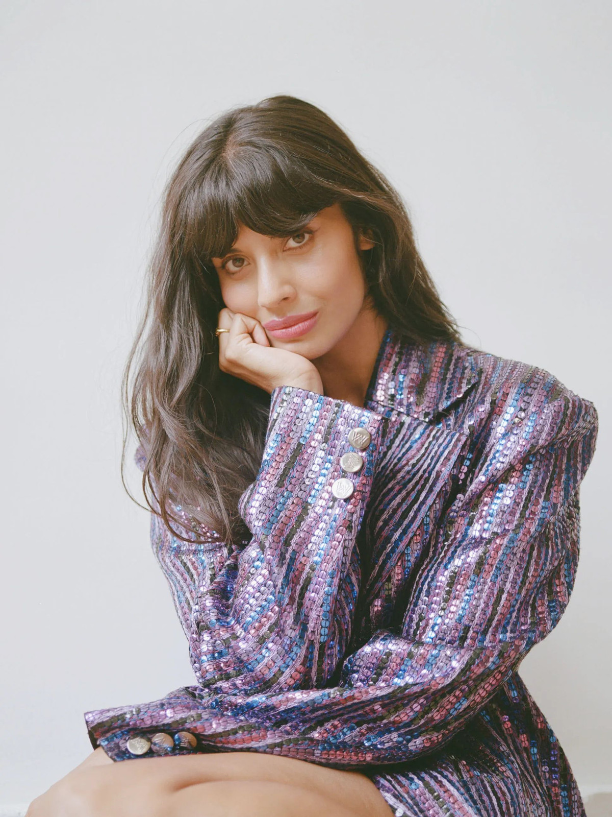 Sleek Bob With Blunt Bangs Sleek Bob With Blunt Bangs — Hairstyles for Receding Hairline Women