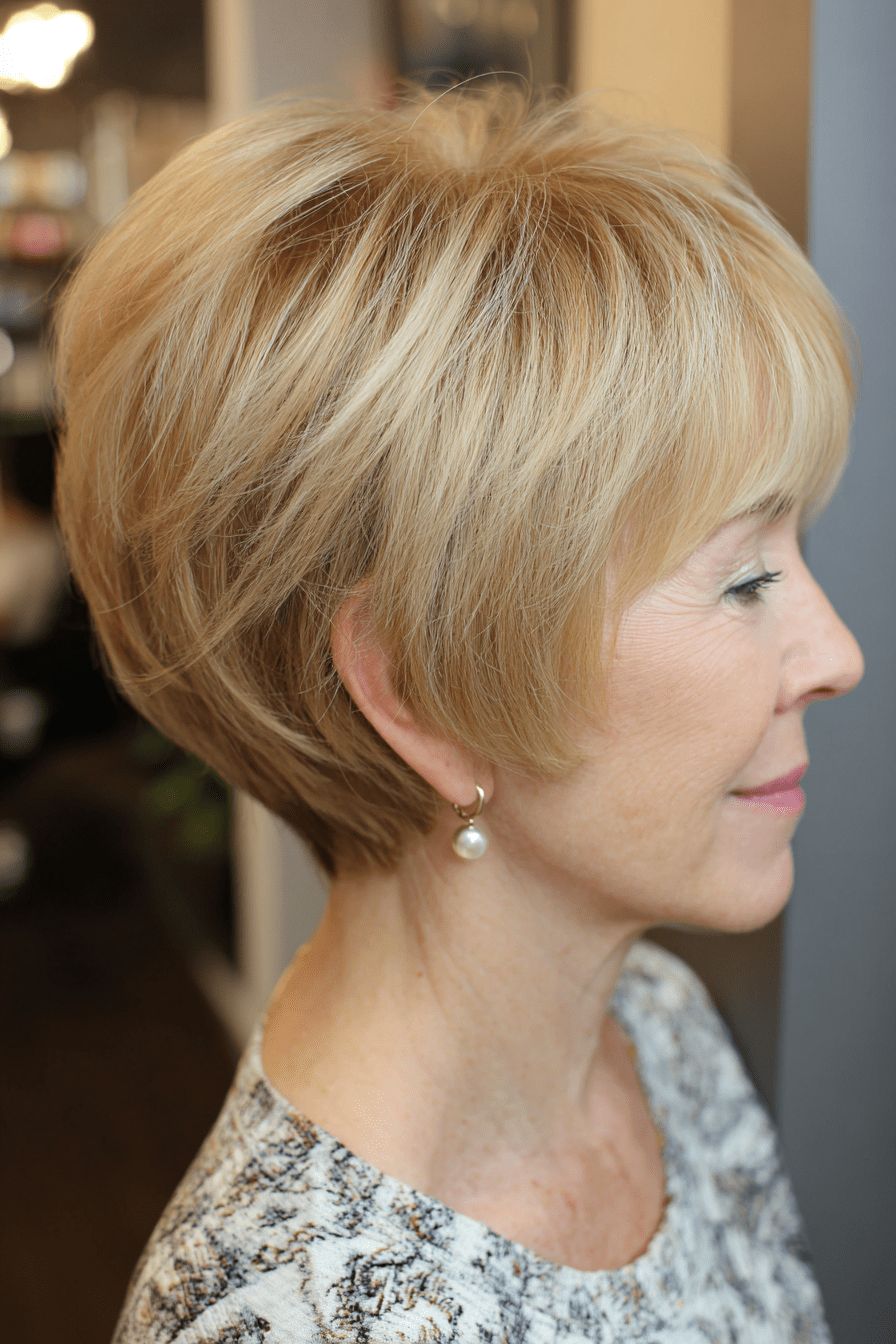 Golden Blonde Visual Idea Golden Blonde Visual Idea — Hairstyles for Women Over 70