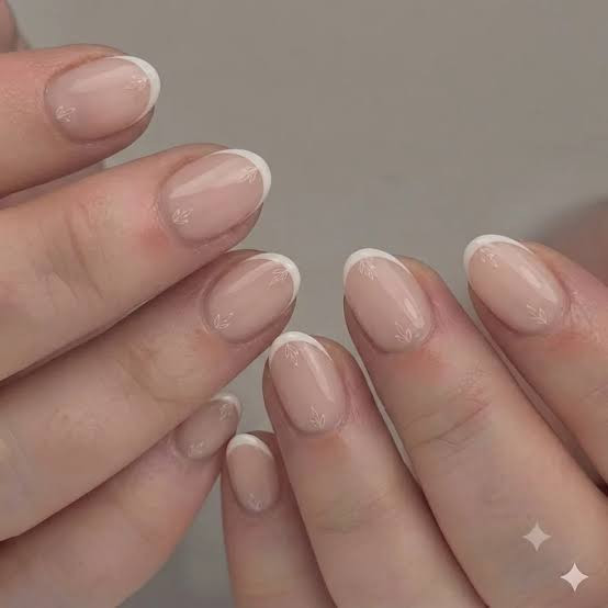 Nude White Visual Idea Nude White Visual Idea — Nails for Short Nail Beds