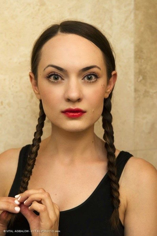 Collarbone Dark Brown Textured Braided Bun — Braided Low Bun