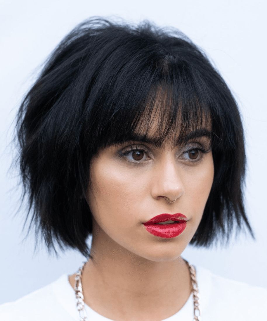 Short Layered Bob Visual Idea Short Layered Bob Visual Idea — Low Maintenance Haircuts