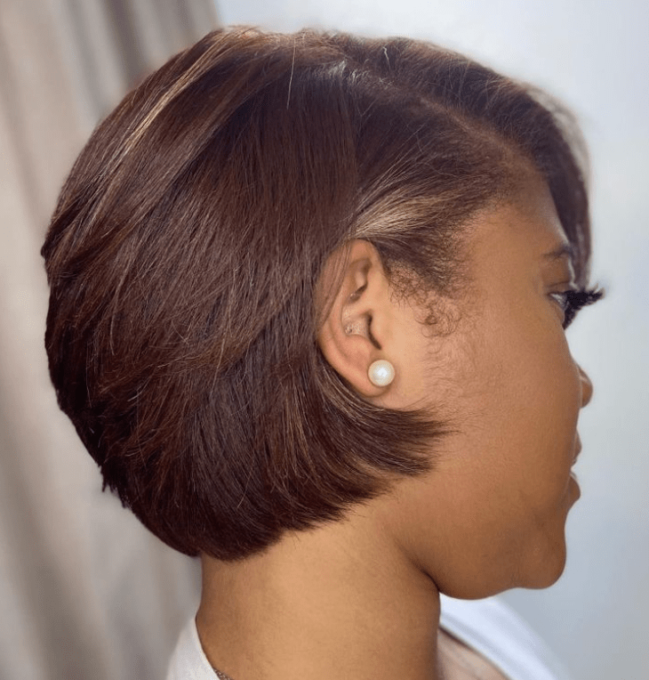 Collarbone Visual Idea — Short Hairstyles for Black Women