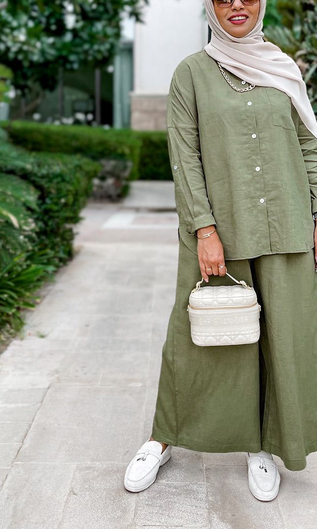 Polished Daytime: Gold Polka Dot Co-ord Polished Daytime: Gold Polka Dot Co-ord — Dubai Outfits