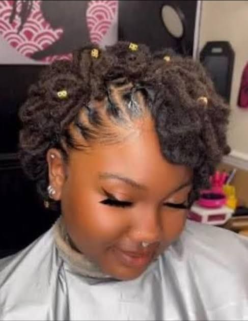 Visual Idea — The Locs Are Tightly Formed — Loc Petals