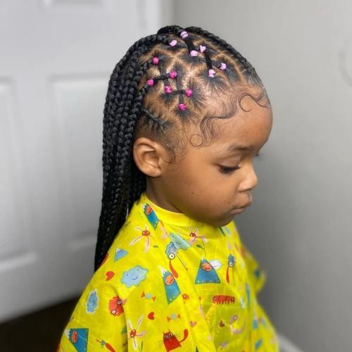 Black Visual Idea — Toddler Braids