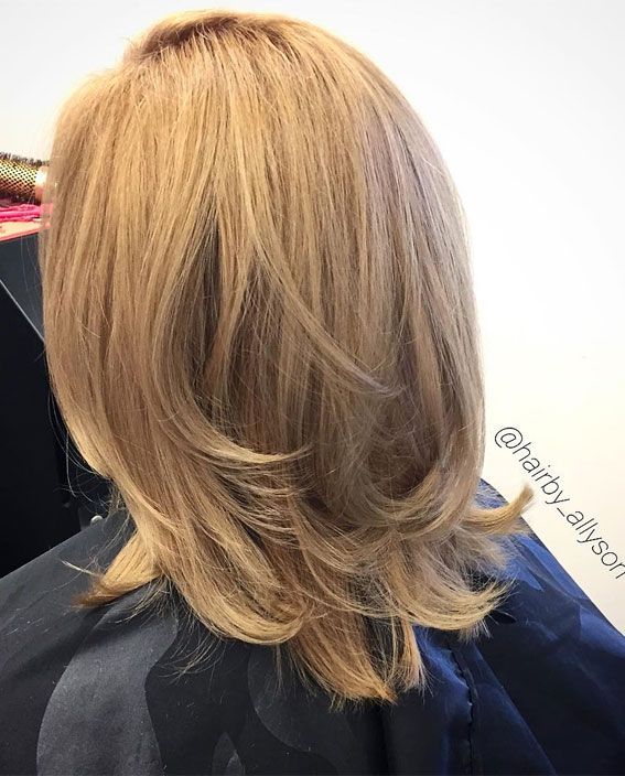 Light Brown Visual Idea — Shoulder Length Haircuts