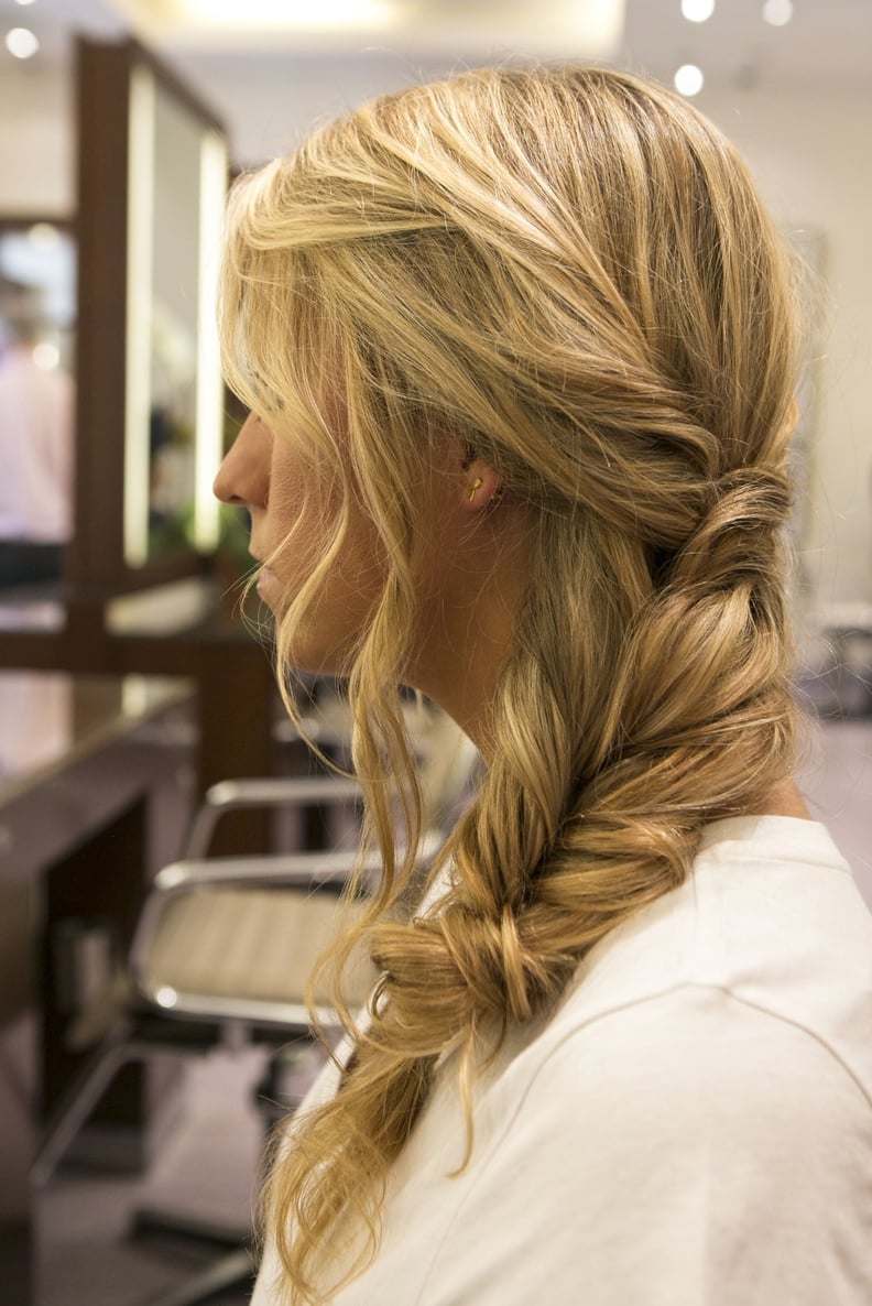 Thick Wavy Blonde Side Braid