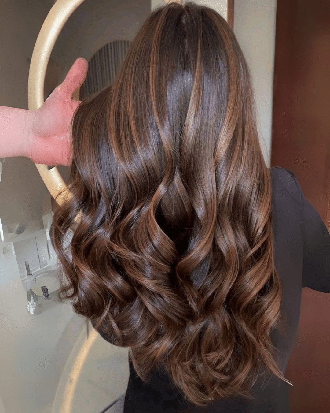 Mid-Back Visual Idea — Honey Brown Hair