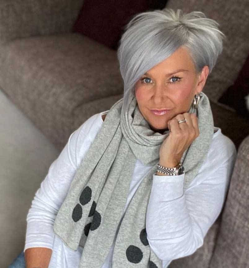 Chin Visual Idea Chin Visual Idea — Short Gray Haircuts