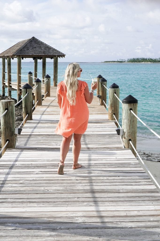 Coral Orange Mini Dress for a Relaxed Vacation Vibe — Bahamas Outfits