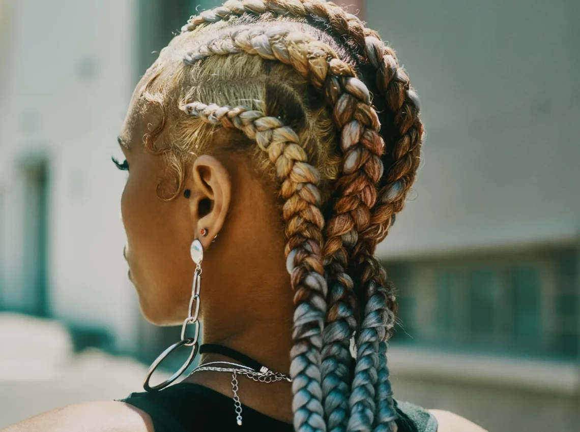 Stitch Braids with Curly Ends Stitch Braids with Curly Ends — Braids for Medium Hair
