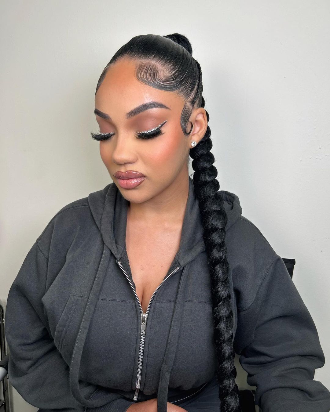 Thick Twisted Braid Ponytail Thick Twisted Braid Ponytail — Braided Ponytail for Black Women
