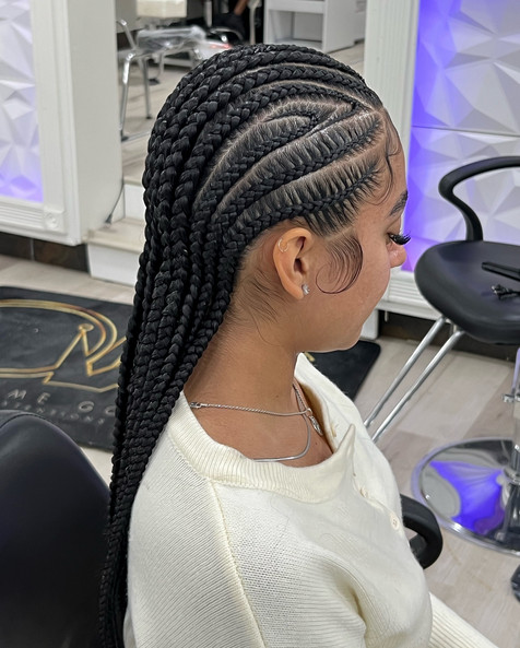 Side View Visual Idea — Braids for Work