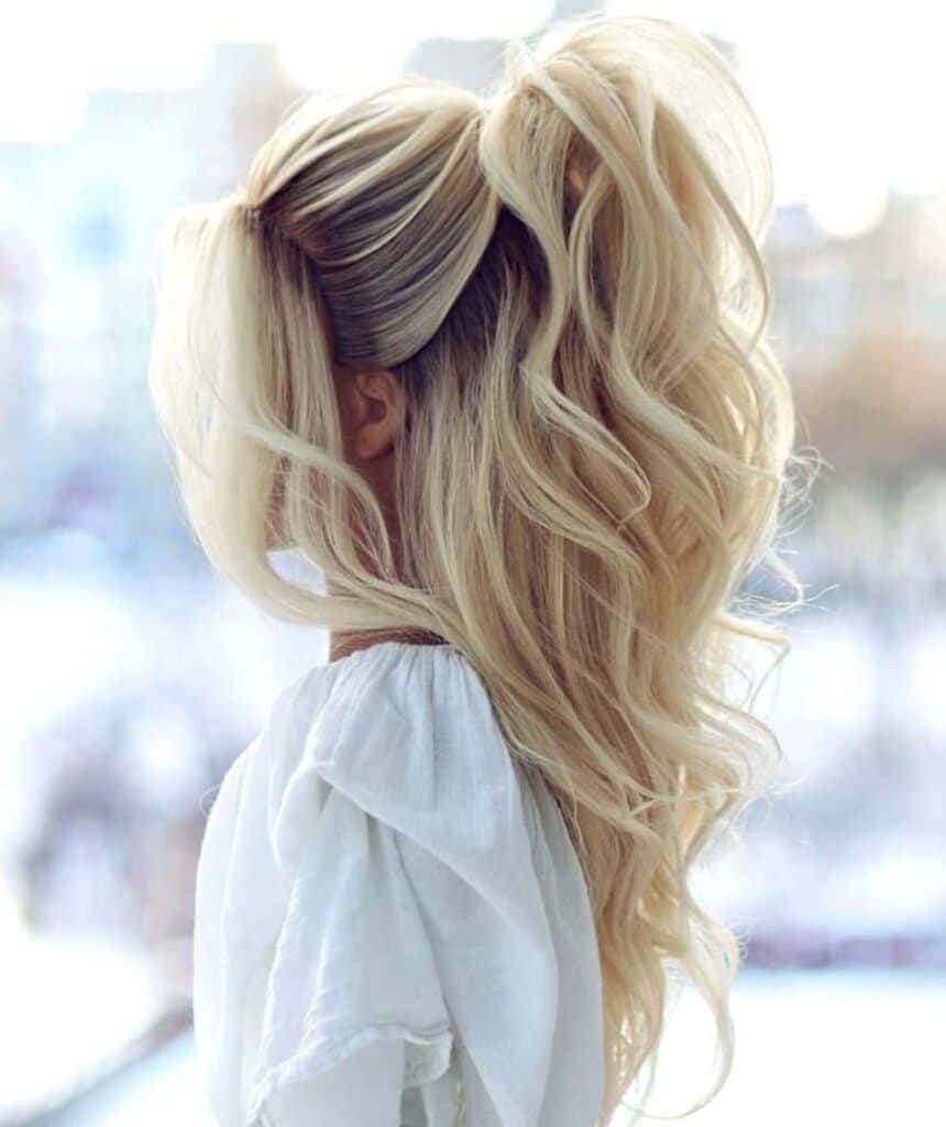 High Double Ponytails — Easy Hairstyles for Long Hair