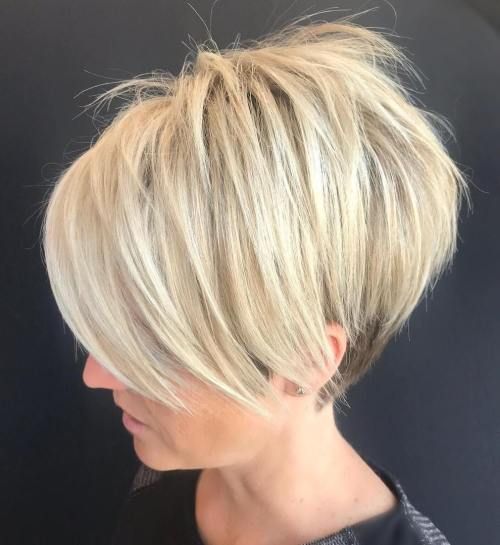 Long Swept To The Side Visual Idea Long Swept To The Side Visual Idea — Pixie with Bangs